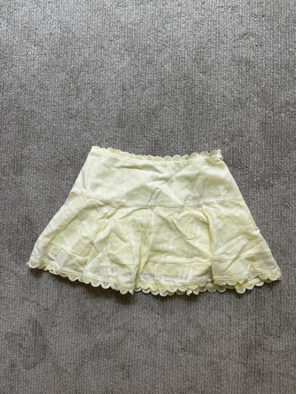 Peppermayo Pastel Yellow Mini Skirt - Small - Picture 3 of 5